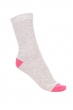 Cashmere & Elastaan accessoires sokken frontibus flanel grijs gemeleerd rose shocking 39 42
